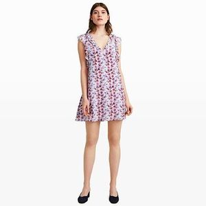 Club Monaco Floral Silk Dress Size 00 NWT
